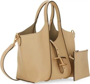 Tod's Shopper & Totes - Timeless Mini Shopping Bag - Gr. unisize - in Beige - für Damen