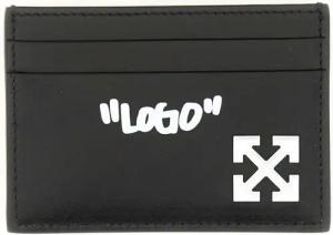 Off-White Portemonnaies - "Logo" Card Holder - Gr. unisize - in Schwarz - für Damen