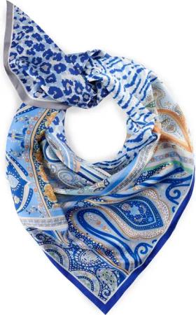 Codello Tücher & Schals - Dreieckiges Wendetuch - Gr. unisize - in Blau - für Damen