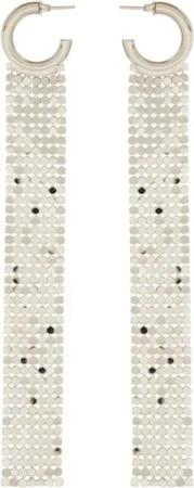 Paco Rabanne Ohrringe - Mesh Earrings - Gr. unisize - in Silber - für Damen