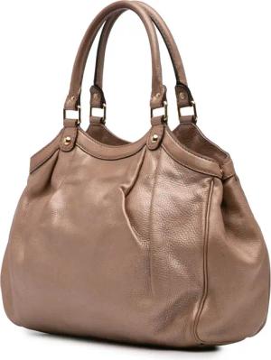 Gucci Shopper - 2000-2015 Medium Metallic Calfskin Sukey Tote - Gr. unisize - in Braun - für Damen