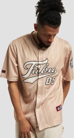 FUBU Varsity Pinstripe Baseball Jersey
