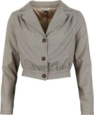 Banned Retro - Rockabilly Blazer - Robin Houndstoot Jacket - XS bis XXL - für Damen - Größe S - braun