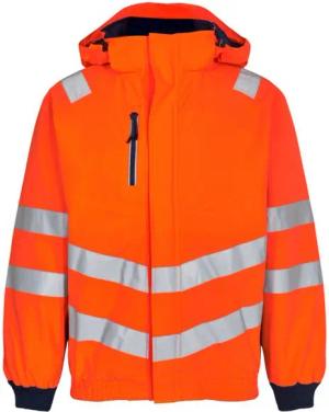FE ENGEL Parka Warnschutz Pilotjacke in Warnorange Bekleidungsklasse 3