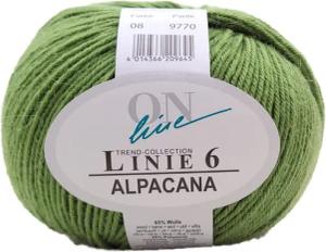 ONline Linie 6 Alpacana feines Strickgarn Häkelwolle, 200,00 m (50g), mit Alpaka und Merinowolle