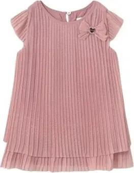 Mayoral Kleider 1907 Vestido tul plisado bebé Rosa