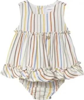 Mayoral Kleider 1844 VESTIDO CON CUBREPAÑAL Multicolor