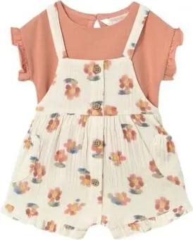 Mayoral Kleider & Outfits 1662 Peto y camiseta Naranja