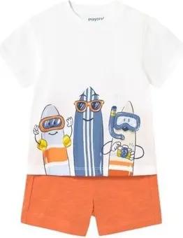 Mayoral Kleider & Outfits 1656 Conjunto dos piezas surf Naranja