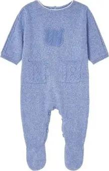 Mayoral Kleider & Outfits 2602 Pelele de tricotosa para recién nacido Azul