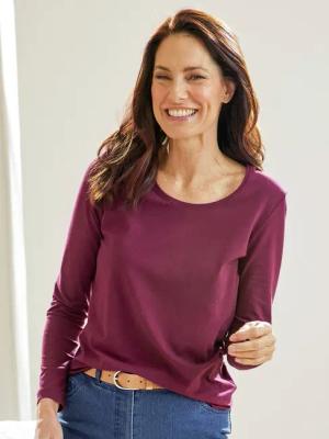 Langarm-Shirt Baumwolle