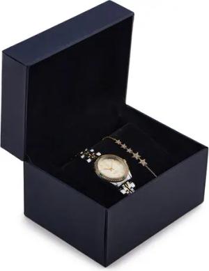 U.S. Polo Assn. Uhr und Armband Set Giselle USP6332TW Silberfarben