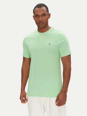 Gant T-Shirt Shield 2003184 Grün Regular Fit