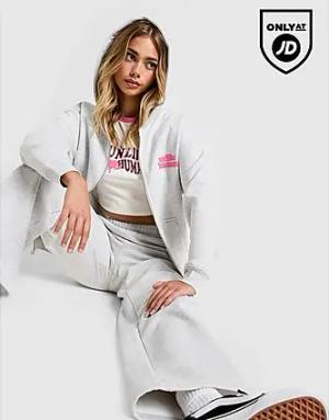 Unlike Humans Bubble Full Zip Hoodie - Damen, Grau