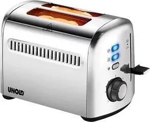 UNOLD 2er Retro Toaster silber