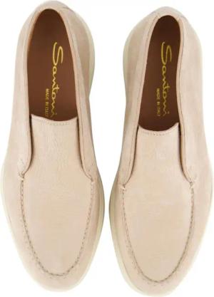 Santoni Loafer - Dames Andvari Loafer Roze - Gr. 40 (EU) - in Gold - für Damen