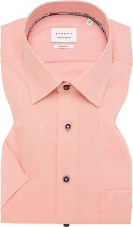 MODERN FIT Hemd in lachs unifarben