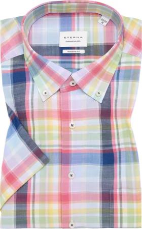 MODERN FIT Hemd in mehrfarbig kariert