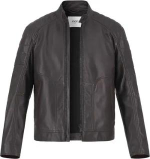 JOOP! Herren Lederjacke braun unifarben