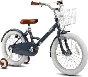 JOYSTAR Kinderfahrrad 12 16 18 Zoll Fahrrad für Kinder 3-6 Jahre alt Jungen und Mädchen, Ausgestattet mit Doppelhandbremsen, Stützrädern, Schutzblechen, Korb