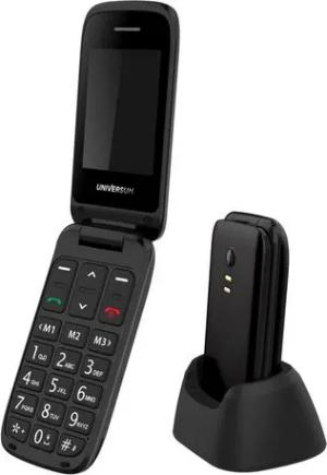 UNIVERSUM* MP400-C Seniorenhandy (Klapphandy, Große Tasten, Notruftaste, USB-C, Bluetooth)