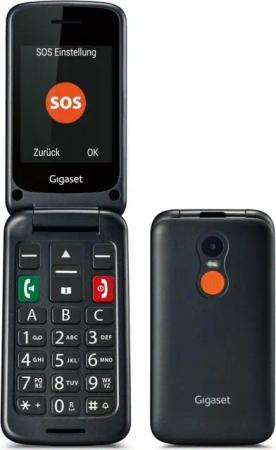 Gigaset GL590 - Klapphandy - schwarz Klapphandy (2,8 Zoll)