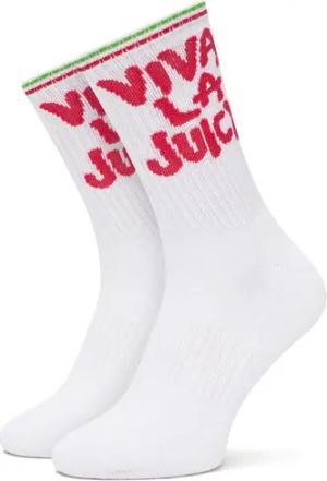 Juicy Couture Hohe Damensocken Viva JCAXS125718 Weiß