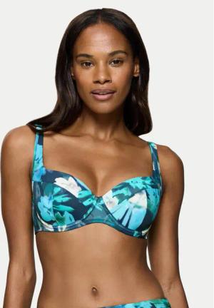 Triumph Bikini-Oberteil Summer Fleur 10222301 Blau