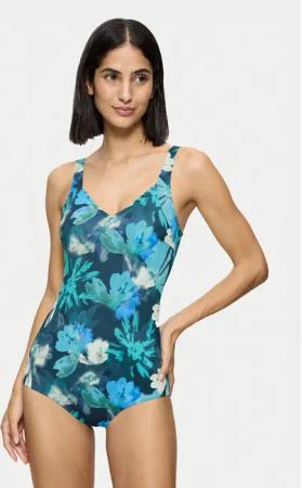Triumph Badeanzug Summer Fleur 10222342 Blau
