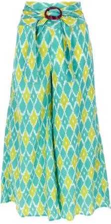 Guru-Shop Relaxhose Luftige Sommerhose mit Kokosschnalle, Boho.. alternative Bekleidung
