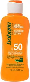 Babaria Sonnenschutz & Sonnenpflege Leche Protectora Solar Con Aloe Vera Spf50 100ml