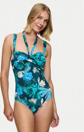 Triumph Badeanzug Summer Fleur 10222315 Blau