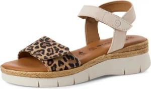 Tamaris Keilsandalette, Riemchensandale, Sommerschuh mit verstellbaren Klettverschlüssen