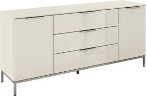 rauch Kombikommode "Kommode Türkommode Sideboard Kombikommode FLIPP mit Glasfront", (Breite 160 cm mit 2 Einlegeböden), 2-türig mit 3 Schubladen und Soft-Close-Funktion sowie Glasfront