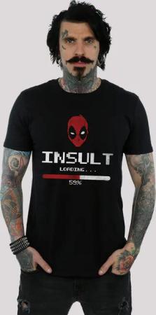 F4NT4STIC T-Shirt "Marvel Deadpool Insult Loading", Print