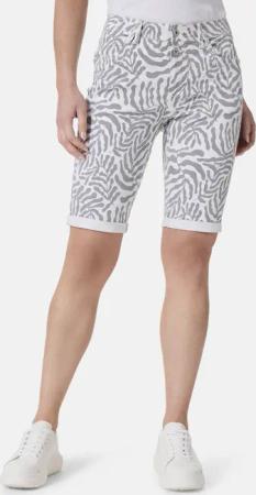 STOOKER WOMEN Bermudas "KORFU Print Bermuda Boyfriend Fit", Bermuda 5-Pocket Boyfriend Fit Power Stretch für Damen