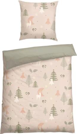 Schiesser Wendebettwäsche "Uma aus weicher Baumwolle im Nordic-Look", Made in Green