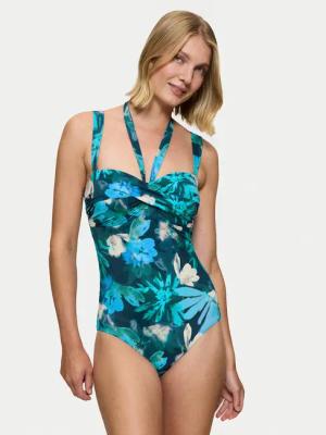 Triumph Badeanzug Summer Fleur 10222315 Blau