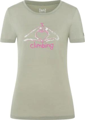 Super.Natural Damen I Love Climbing T-Shirt