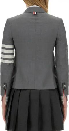 Thom Browne - Single-Breasted Jacket - Größe 42 - grau