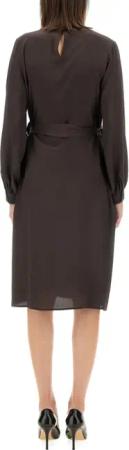 Kiton - Silk Dress - Größe 44 - braun