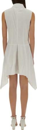 Helmut Lang - Bustier Shirt Dress - Größe 6 - weiß