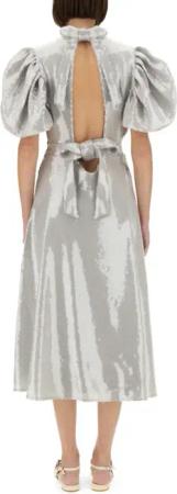 Rotate - Sequined Midi Dress - Größe 36 - grau