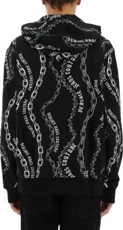 Versace Jeans Couture - Chain Couture Sweatshirt - Größe S - schwarz