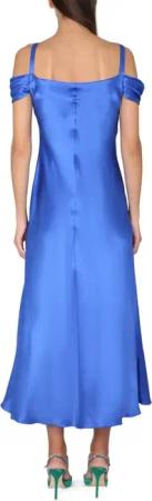Alberta Ferretti - Off-The-Shoulder Dress - Größe 44 - blau