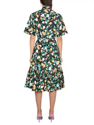 LaDoubleJ - Shirt Dress With Belt - Größe L - bunt