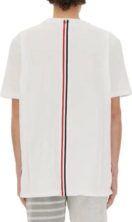 Thom Browne - Cotton Pique T-Shirt - Größe 4 - weiß