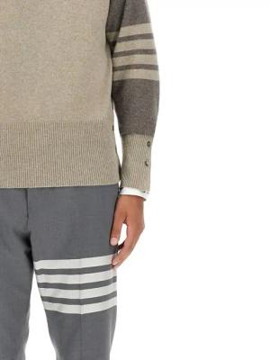 Thom Browne - 4Bar Shirt - Größe 5 - beige