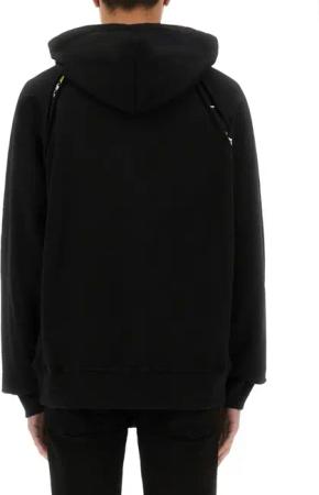 Versace Jeans Couture - Relaxed Fit Black Hoodie - Größe S - schwarz