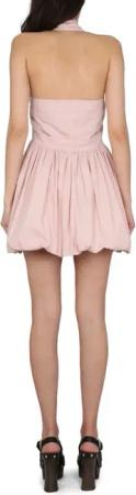 Philosophy Di Lorenzo Serafini - Halter Neck Mini Dress With Pleated Bodice - Größe 40 - pink